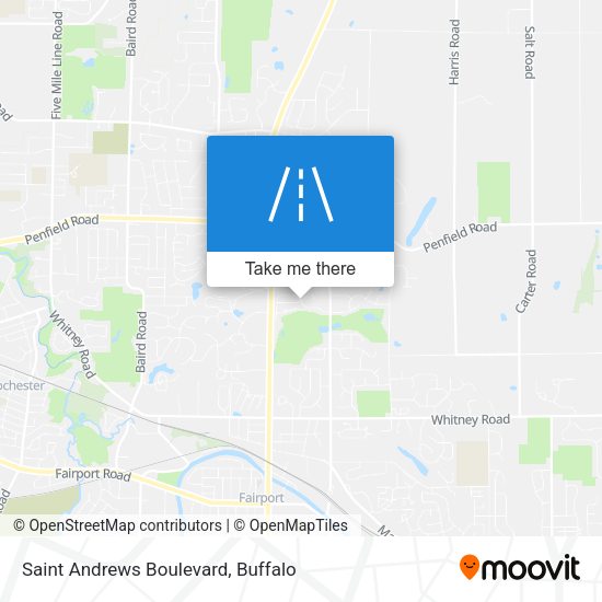 Saint Andrews Boulevard map