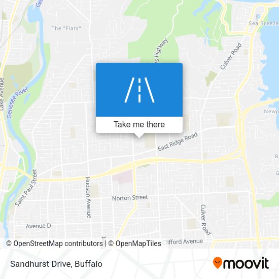 Mapa de Sandhurst Drive