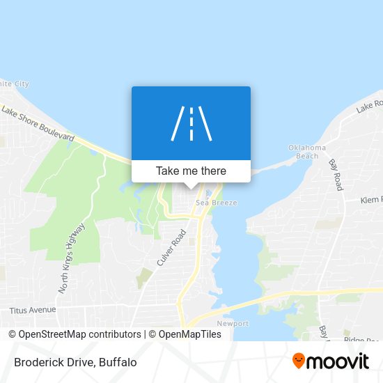 Mapa de Broderick Drive