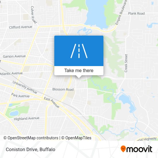 Mapa de Coniston Drive