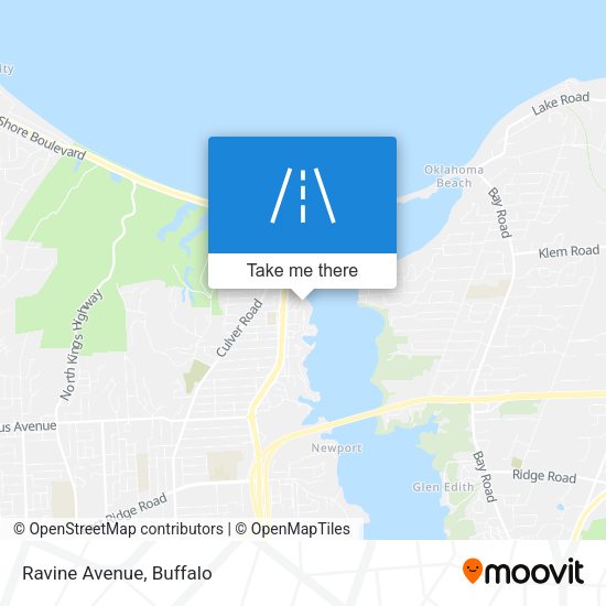 Mapa de Ravine Avenue