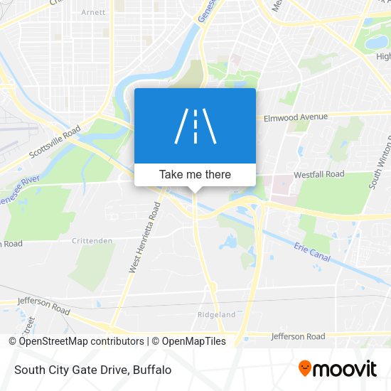 Mapa de South City Gate Drive