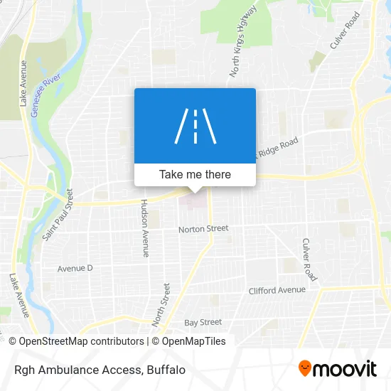 Rgh Ambulance Access map