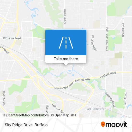 Mapa de Sky Ridge Drive