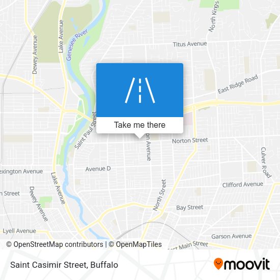 Saint Casimir Street map
