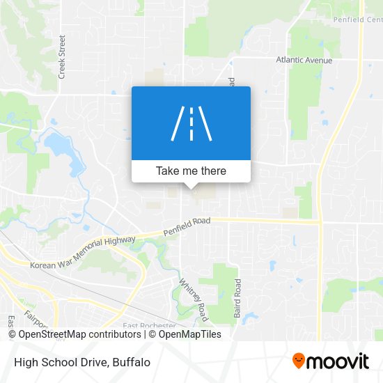 Mapa de High School Drive