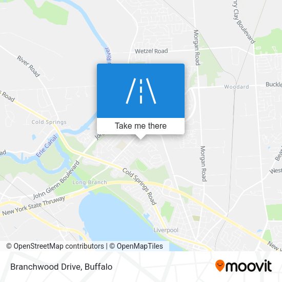 Mapa de Branchwood Drive