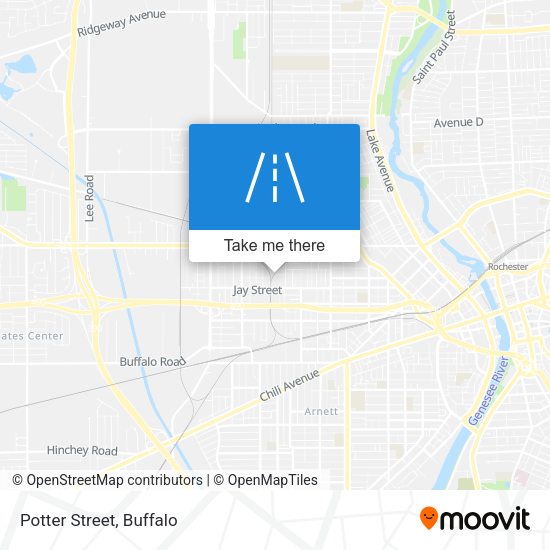 Mapa de Potter Street