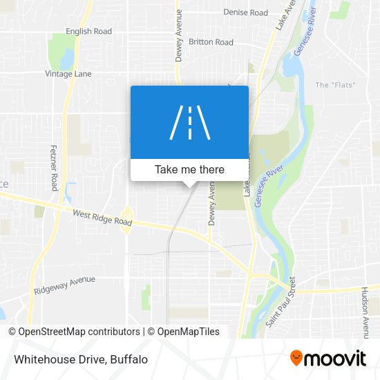 Mapa de Whitehouse Drive