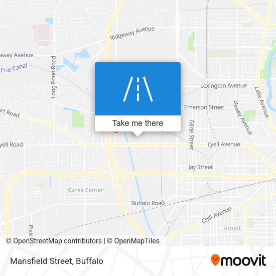 Mansfield Street map