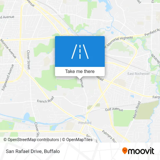San Rafael Drive map