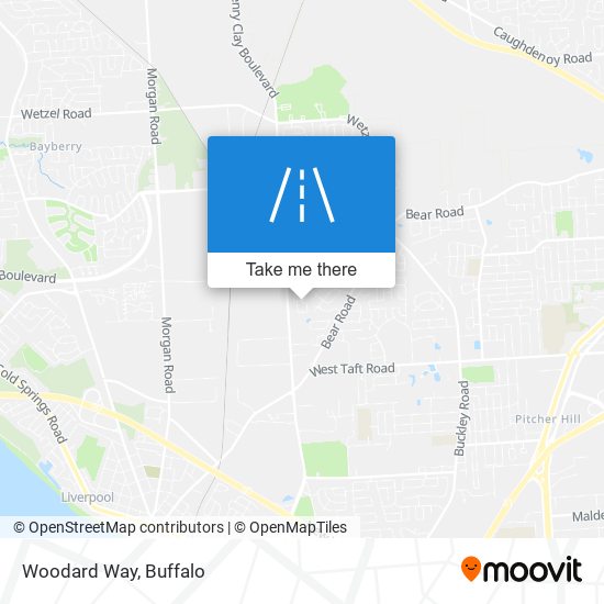 Woodard Way map