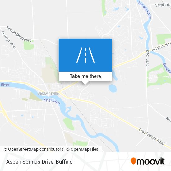 Mapa de Aspen Springs Drive