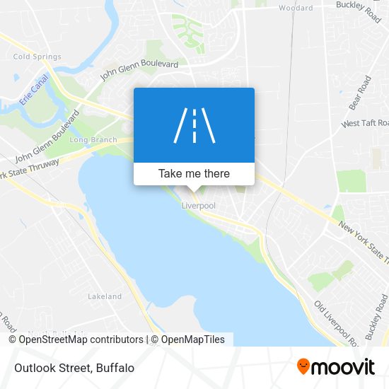 Mapa de Outlook Street