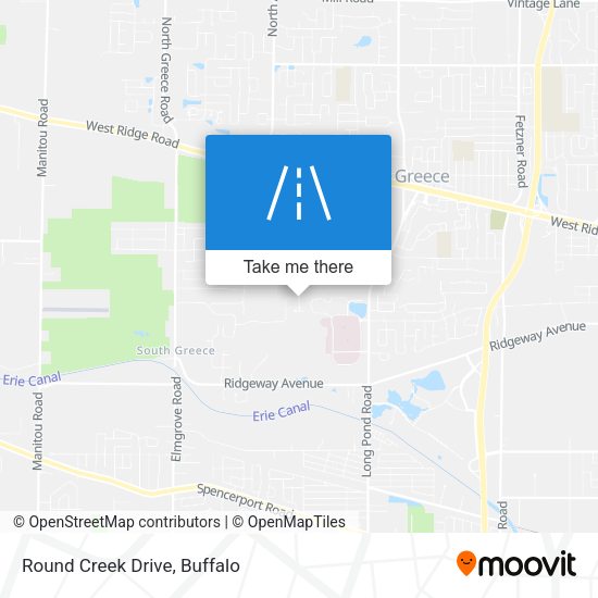 Round Creek Drive map