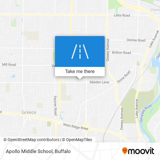 Mapa de Apollo Middle School