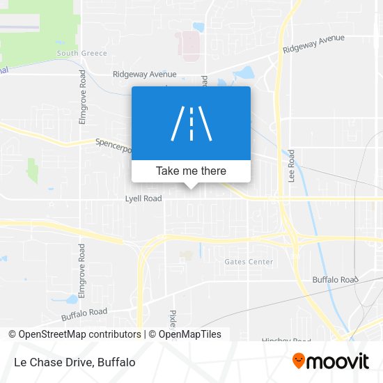 Mapa de Le Chase Drive