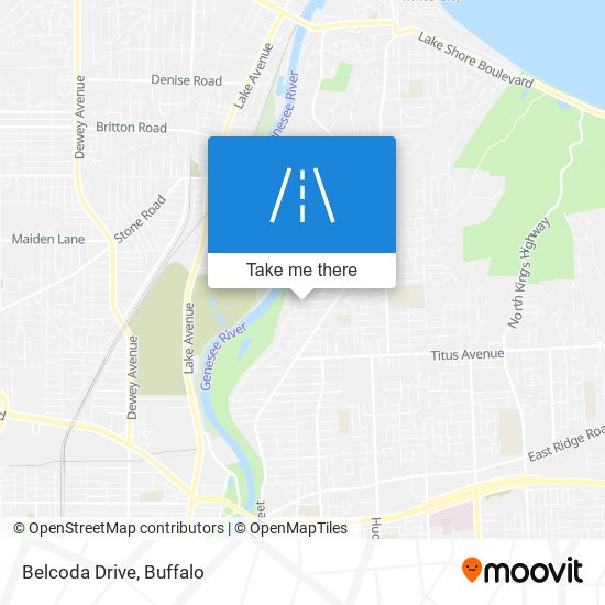 Mapa de Belcoda Drive