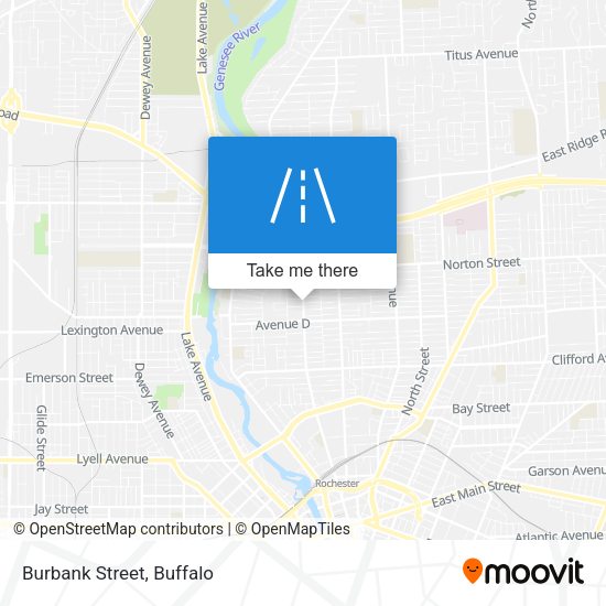 Mapa de Burbank Street
