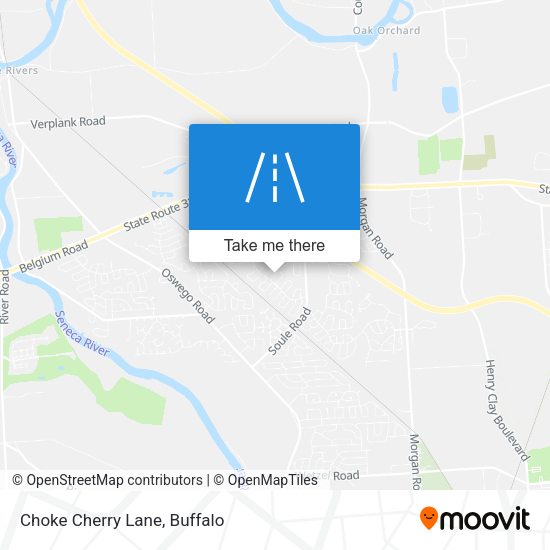 Choke Cherry Lane map
