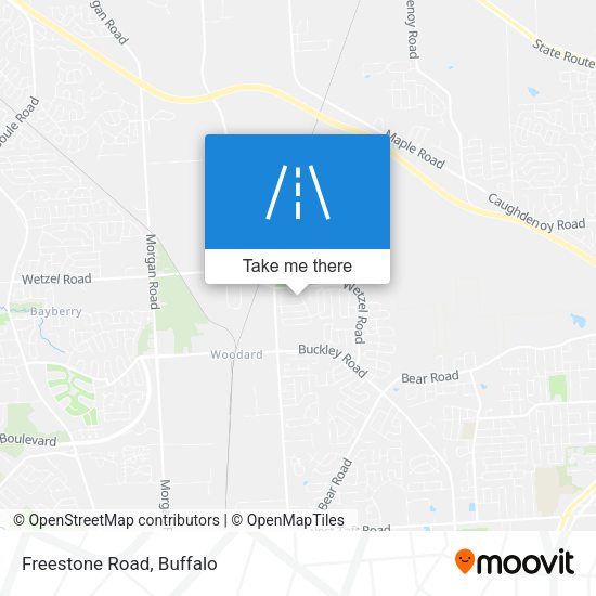 Mapa de Freestone Road