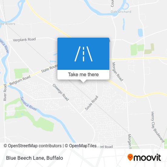 Mapa de Blue Beech Lane