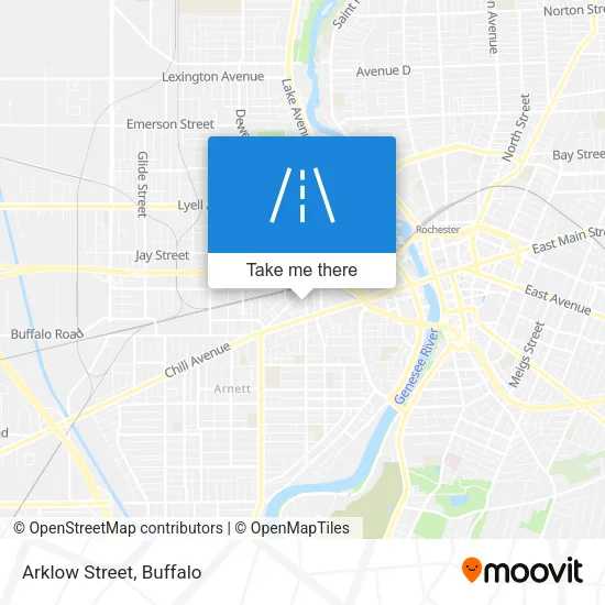 Arklow Street map