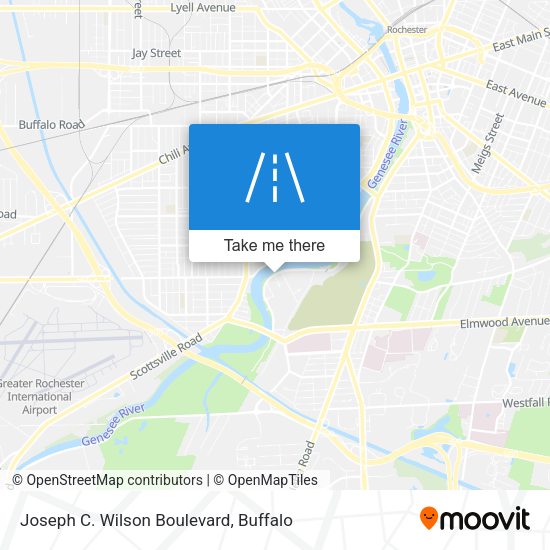 Mapa de Joseph C. Wilson Boulevard
