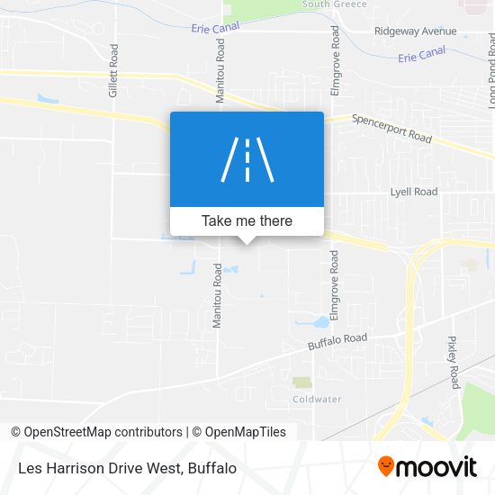 Les Harrison Drive West map