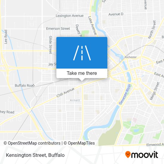 Mapa de Kensington Street