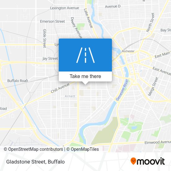 Mapa de Gladstone Street