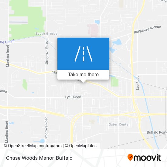 Mapa de Chase Woods Manor