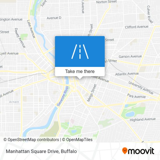 Manhattan Square Drive map