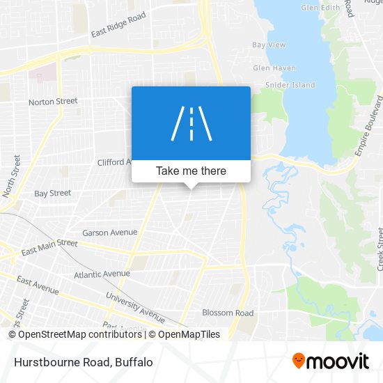 Mapa de Hurstbourne Road