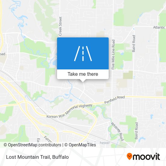 Lost Mountain Trail map