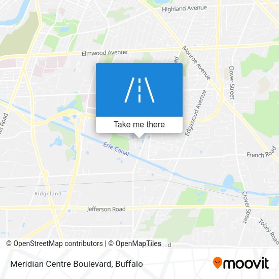 Mapa de Meridian Centre Boulevard