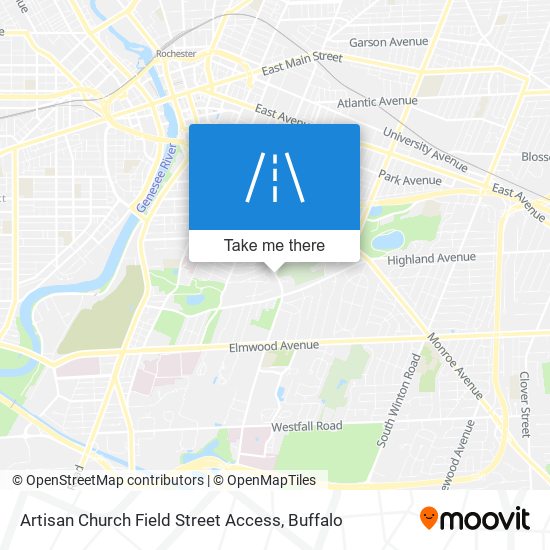 Mapa de Artisan Church Field Street Access