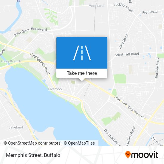 Mapa de Memphis Street