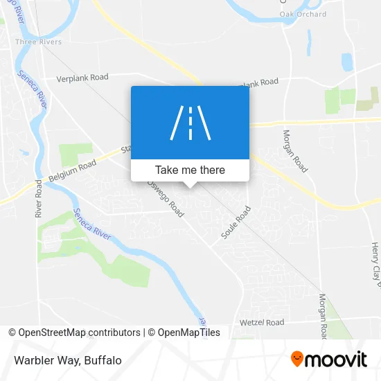 Warbler Way map