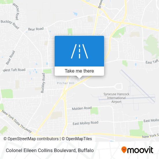 Mapa de Colonel Eileen Collins Boulevard
