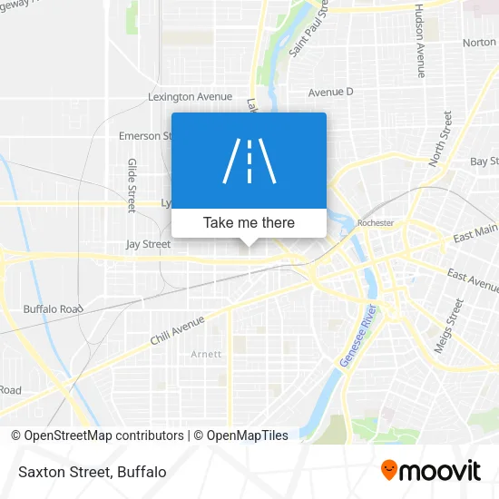 Saxton Street map
