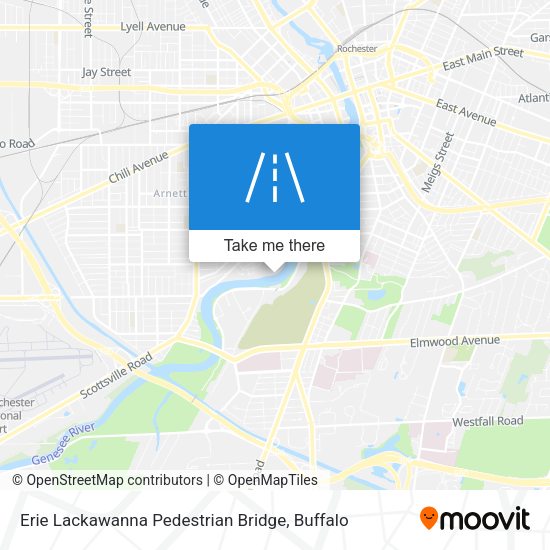 Erie Lackawanna Pedestrian Bridge map