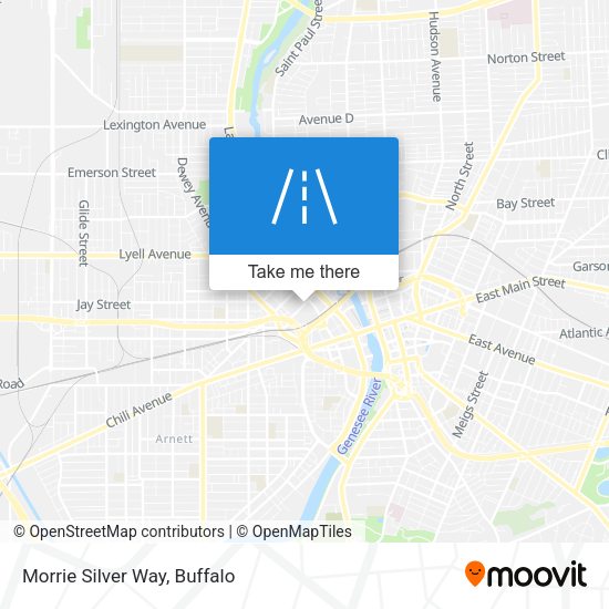 Morrie Silver Way map