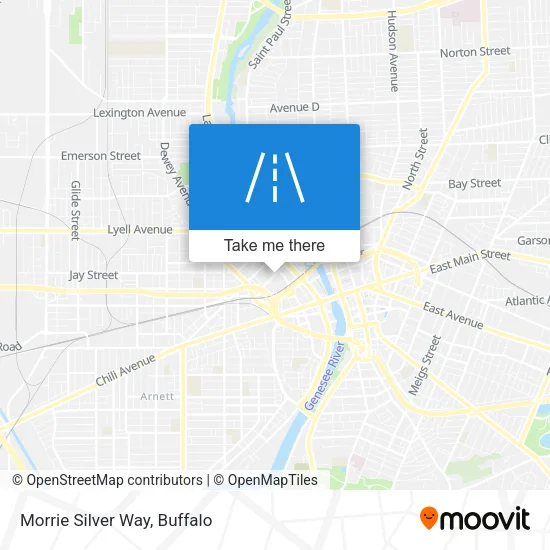 Morrie Silver Way map