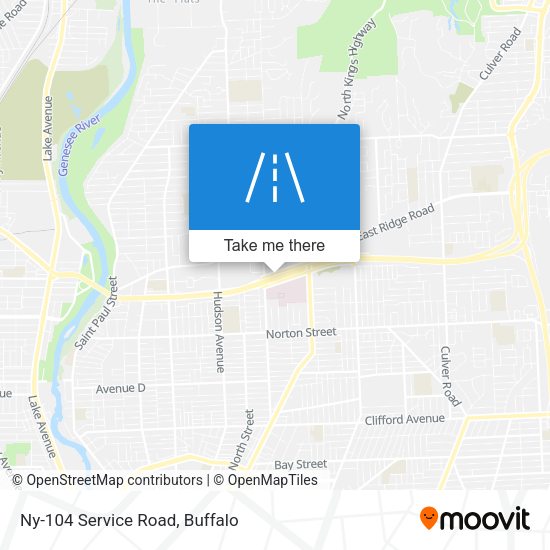 Mapa de Ny-104 Service Road