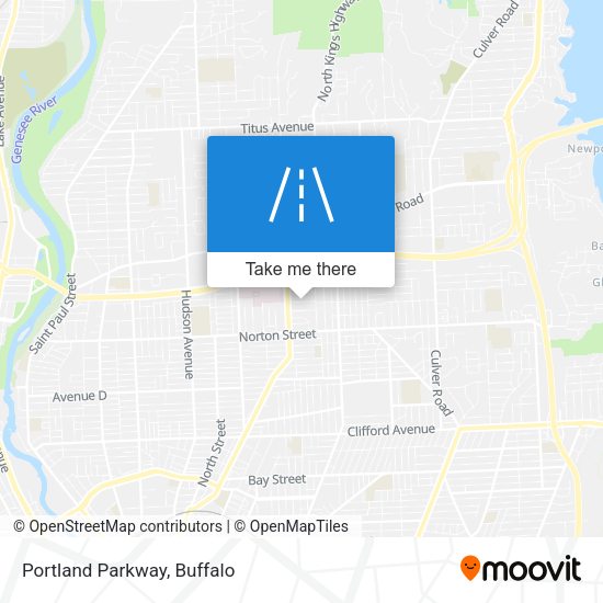 Mapa de Portland Parkway