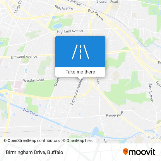Mapa de Birmingham Drive