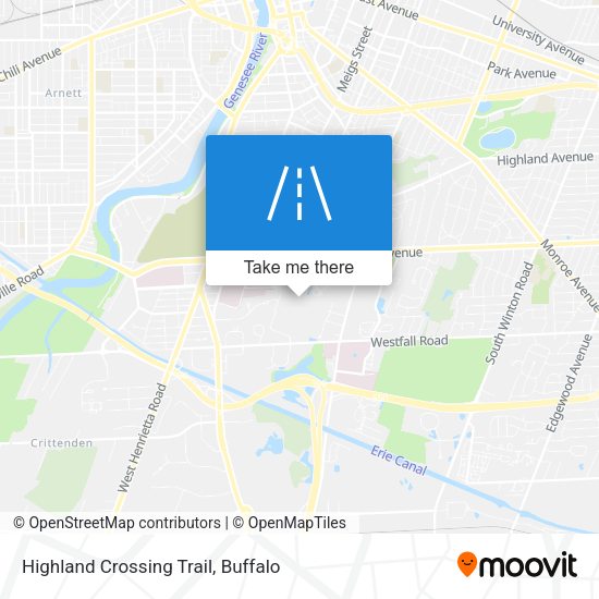 Highland Crossing Trail map