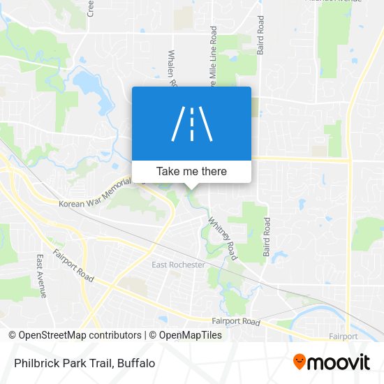 Philbrick Park Trail map