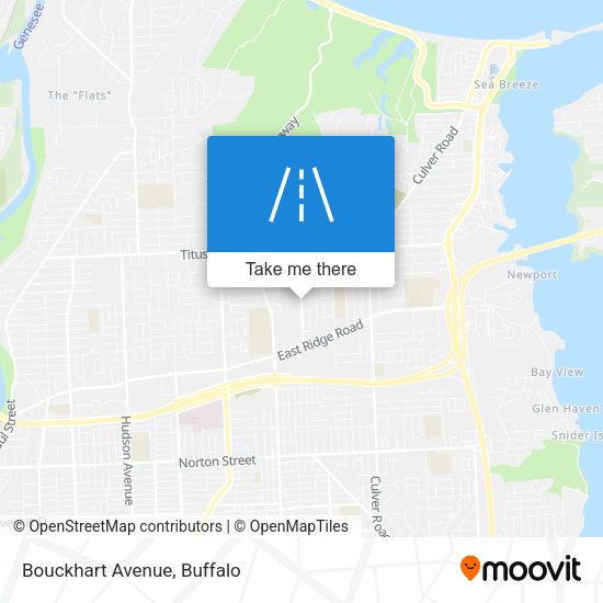 Mapa de Bouckhart Avenue